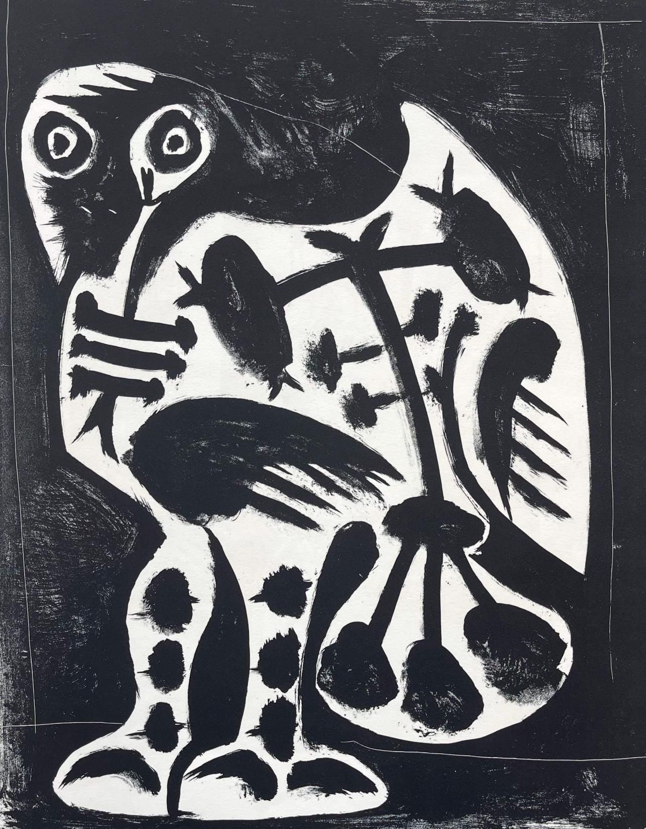 Pablo Picasso, Composition, Picasso Lithographs Since 1945, Cincinnati Art Museum, Lithograph