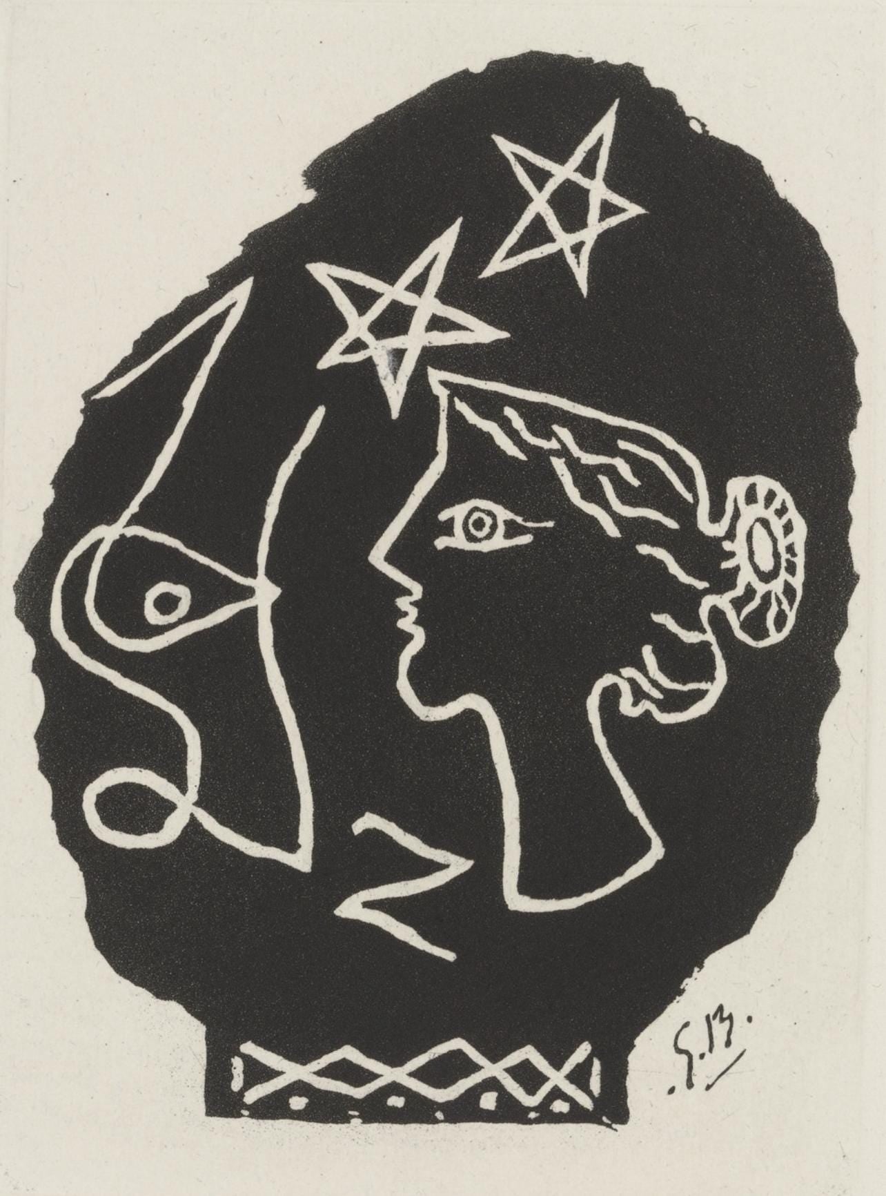 Georges Braque, Composition, Du Cubisme, Etching