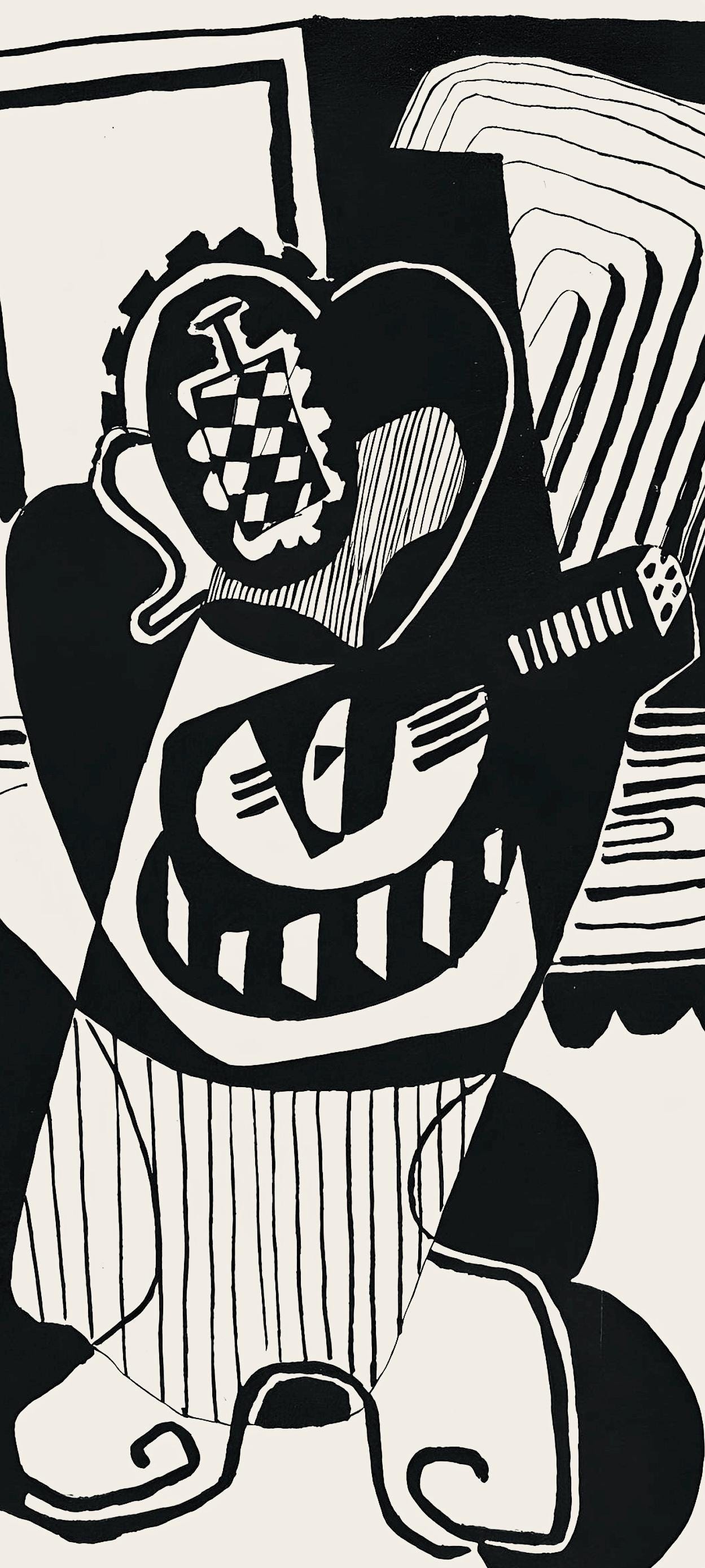 Pablo Picasso, Composition (Monod 10485), Hlne Chez Archive De Illustrations De Pablo Picasso,