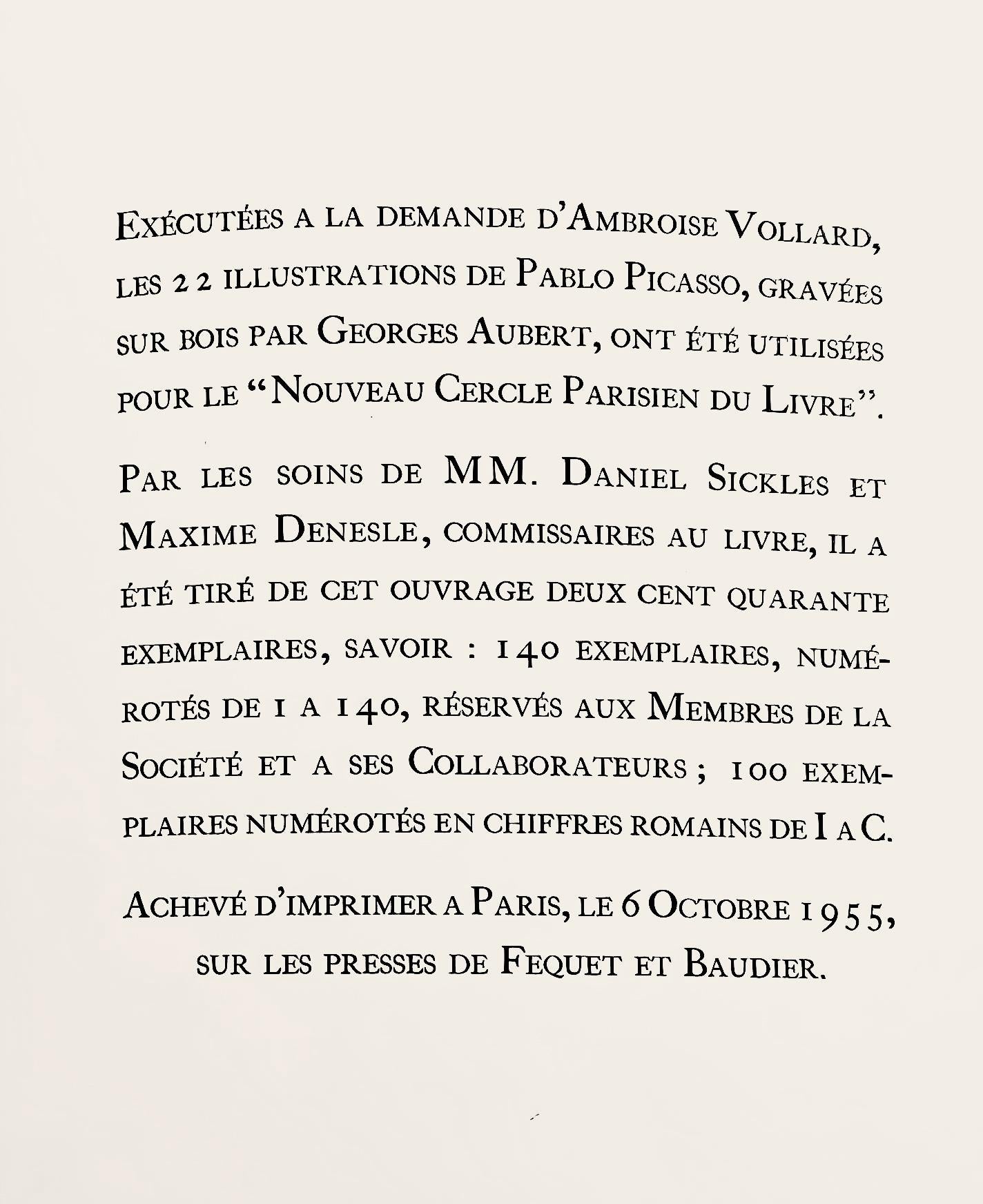 Pablo Picasso, Composition (Monod 10485), Hlne Chez Archive De Illustrations De Pablo Picasso,