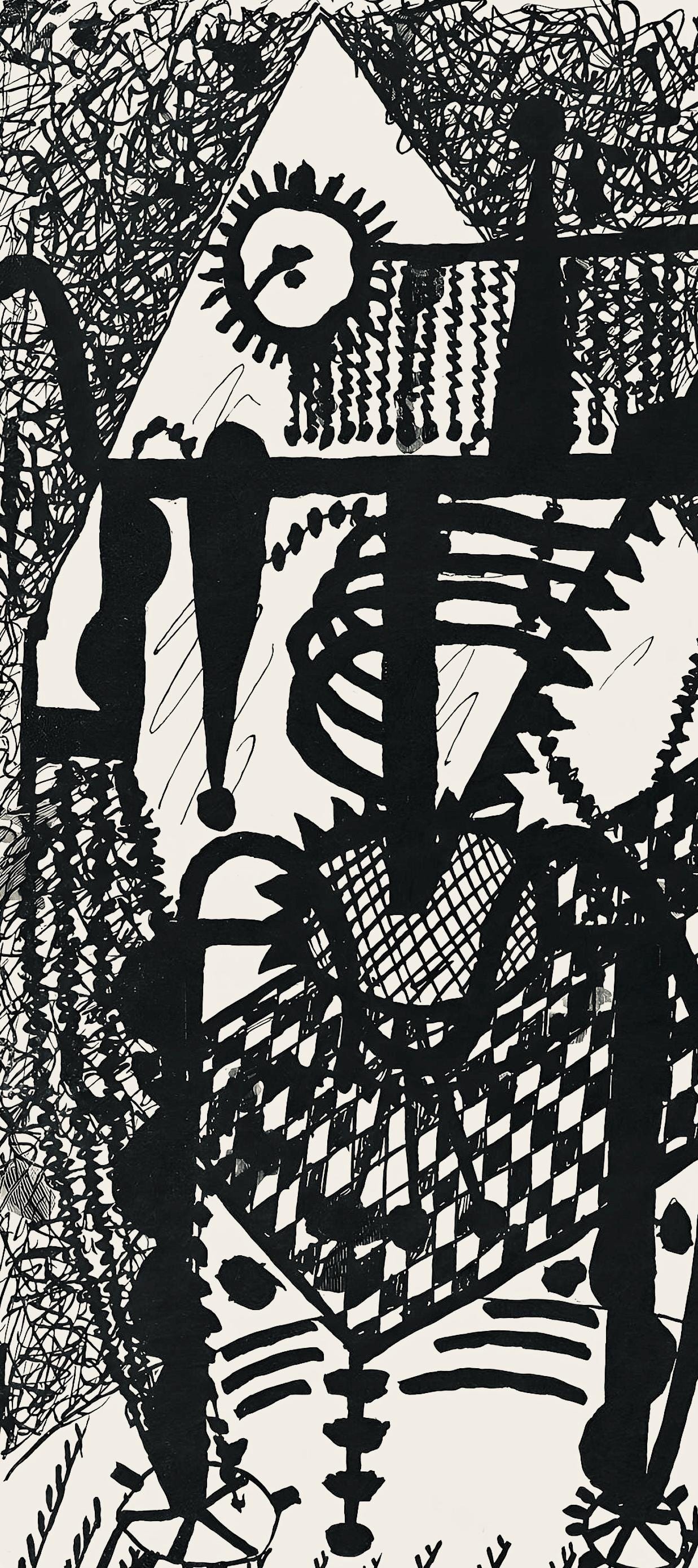 Pablo Picasso, Composition (Monod 10485), Hlne Chez Archive De Illustrations De Pablo Picasso,