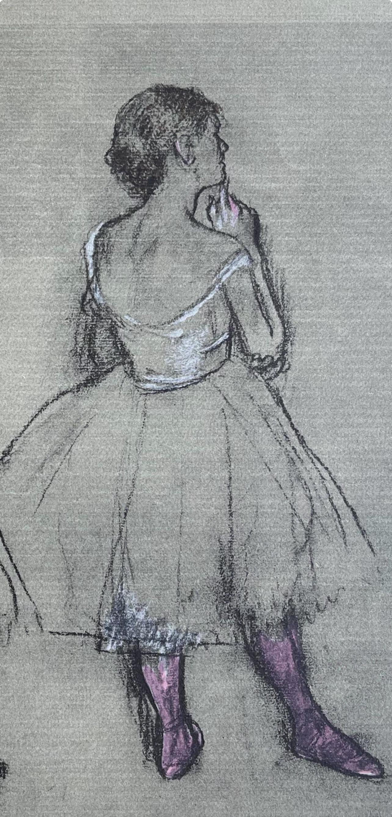 Edgar Degas, Three Dancers, Lithograph
