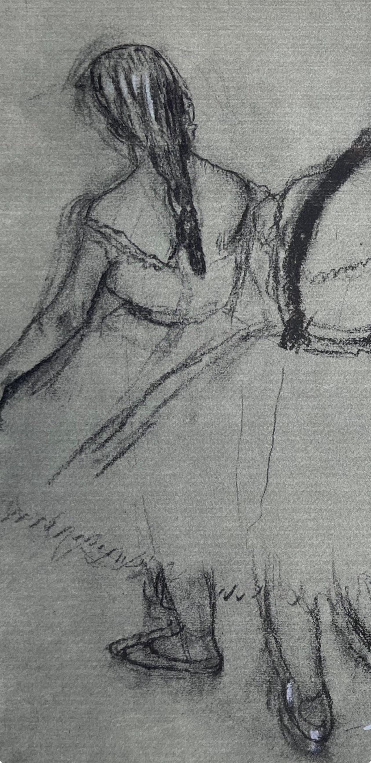Edgar Degas, Three Dancers, Lithograph