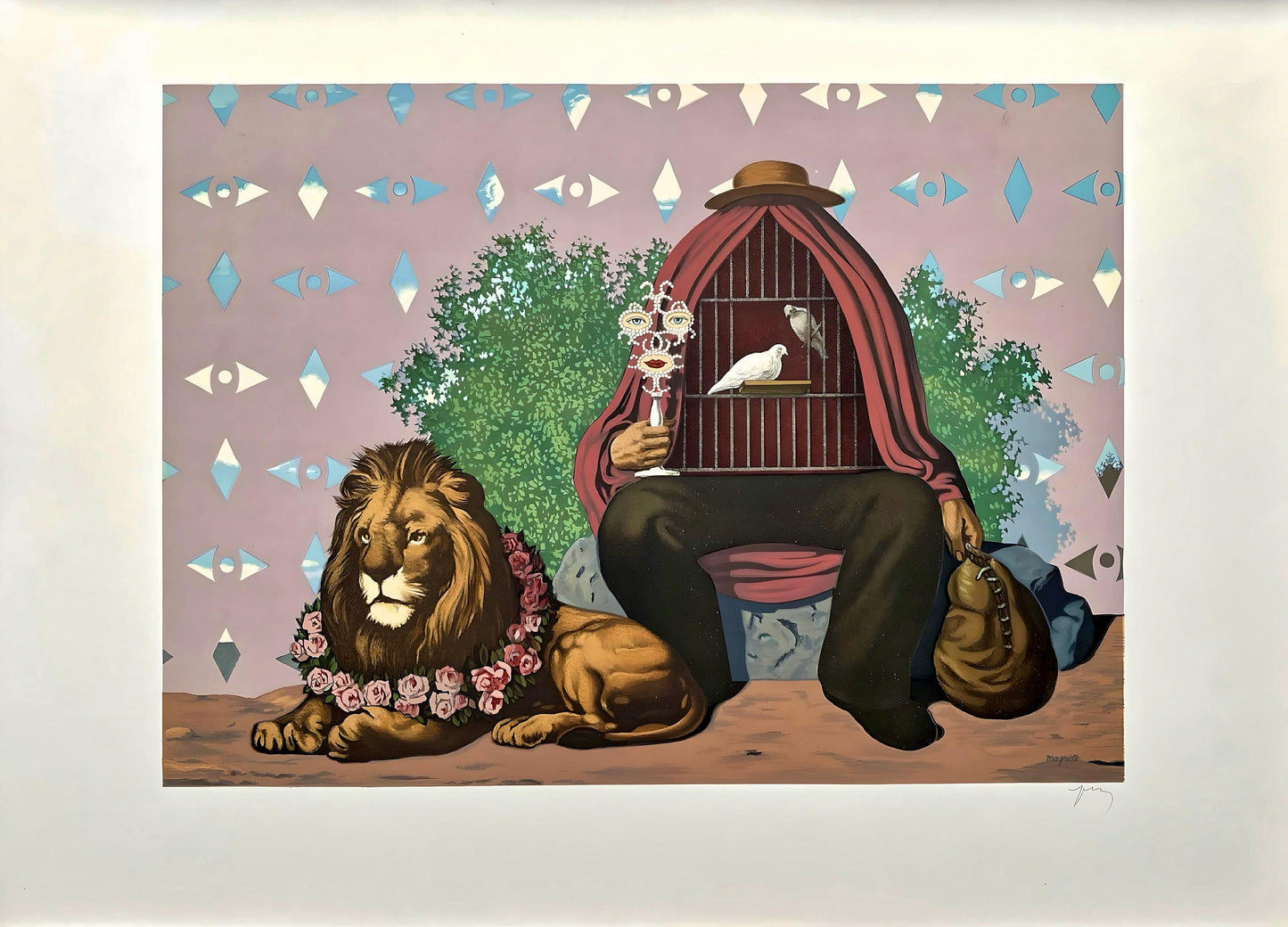 Ren Magritte, Deux Tourterelles, Dans La Chaude Pnombre De Leur Maison, Les Enfants Trouvs De