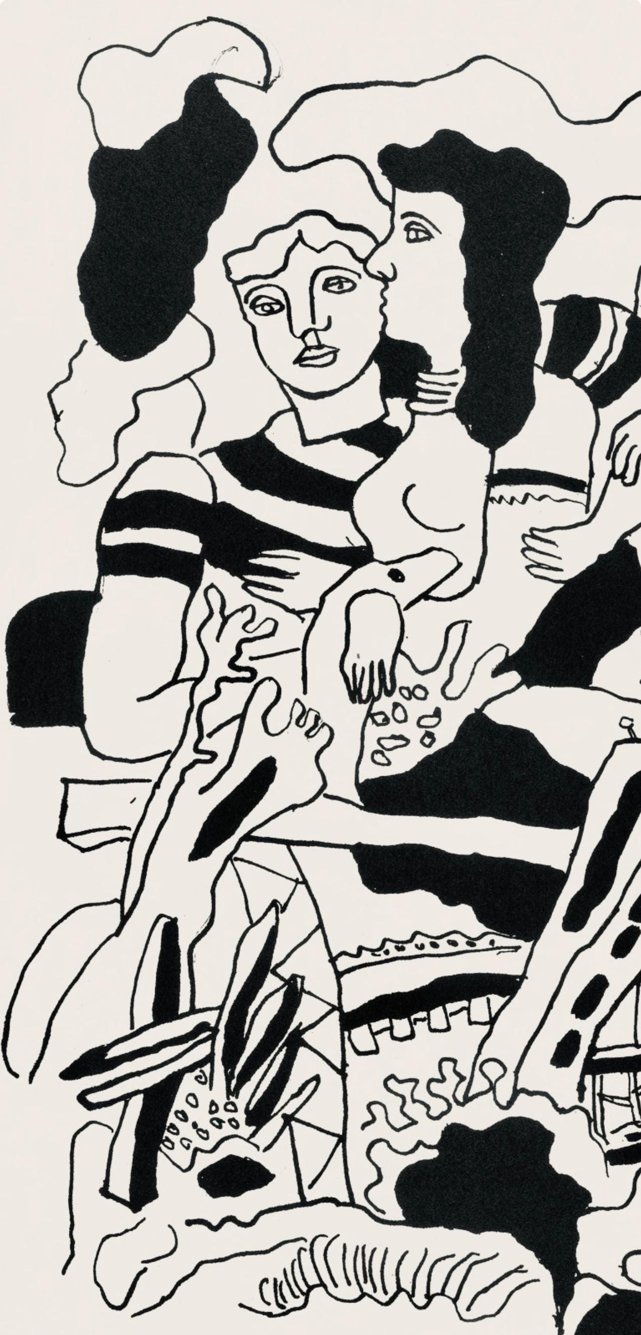 Fernand Lger, Composition, Cirque, Lithographies Originales, Lithograph
