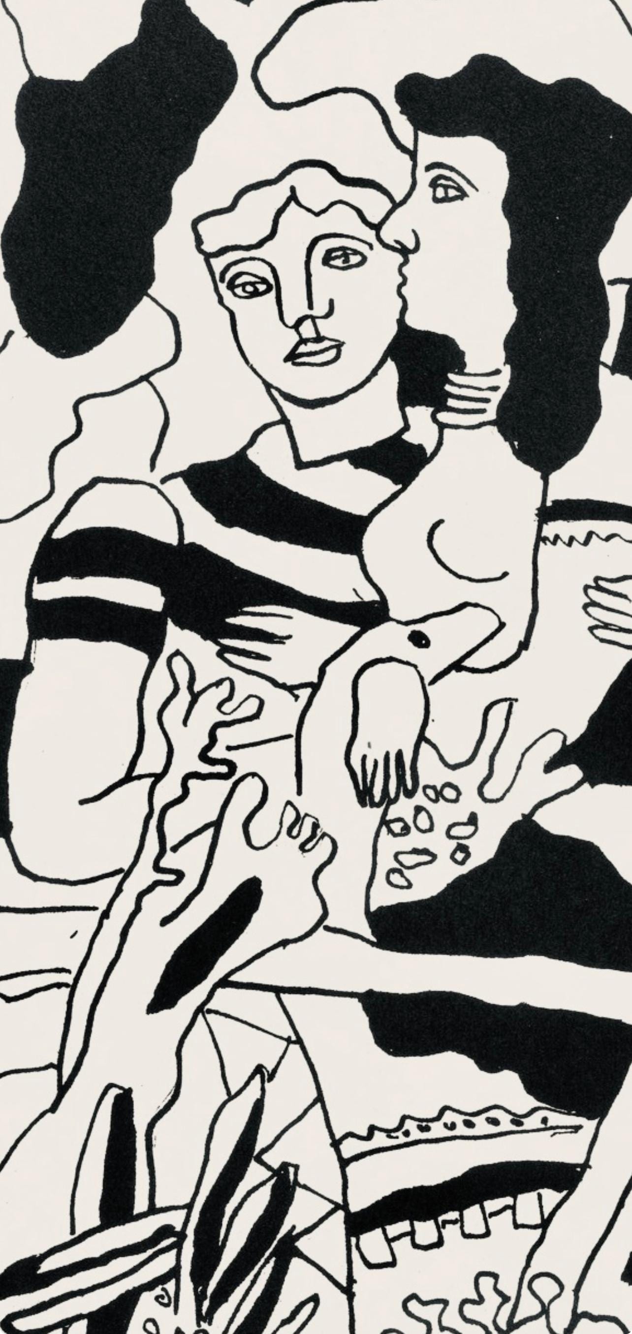 Fernand Lger, Composition, Cirque, Lithographies Originales, Lithograph