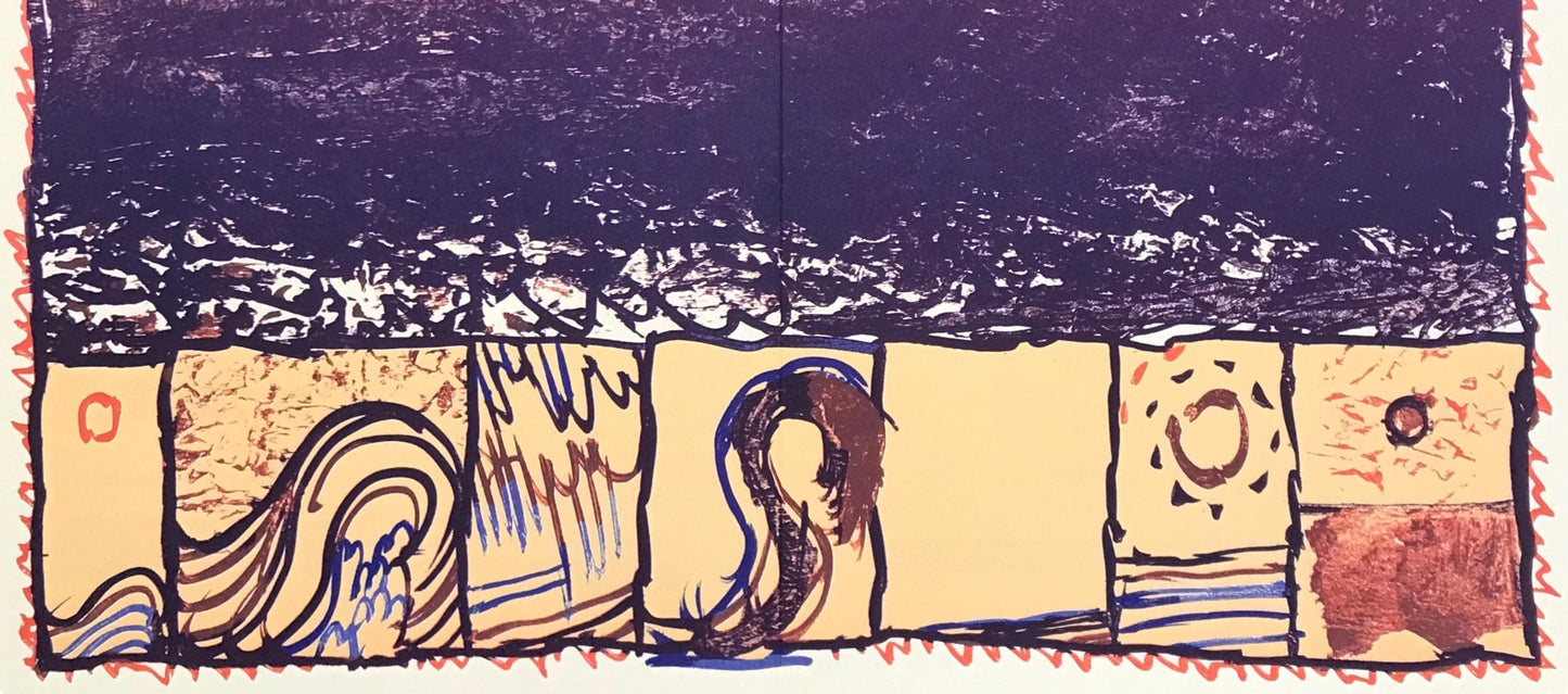 Pierre Alechinsky, Composition, Derrire Le Miroir, Lithograph