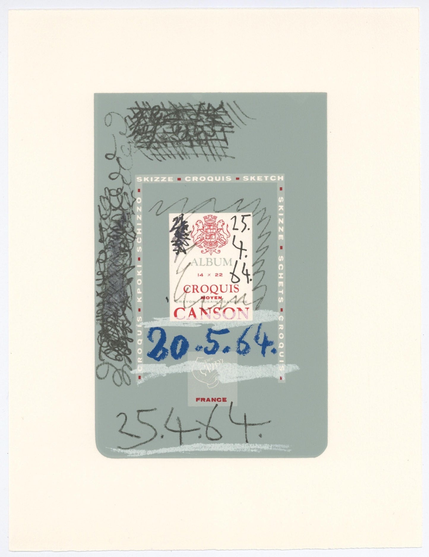 Pablo Picasso, Composition, Le Got Du Bonheur (Cramer 148; Bloch 2013), Mixed Media Lithograph