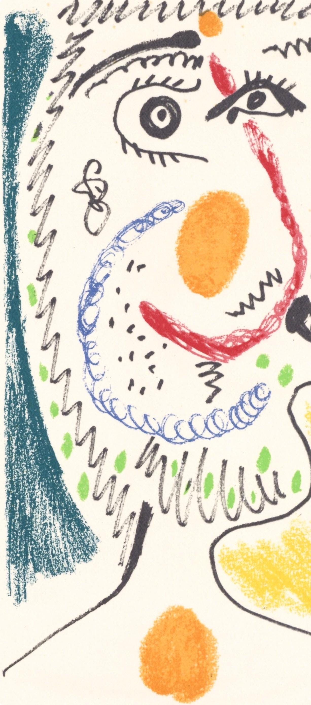 Pablo Picasso, Composition, Le Got Du Bonheur (Cramer 148; Bloch 2013), Mixed Media Lithograph