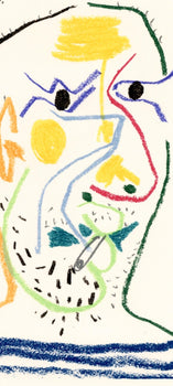 Pablo Picasso, Composition, Le Got Du Bonheur (Cramer 148; Bloch 2013), Mixed Media Lithograph