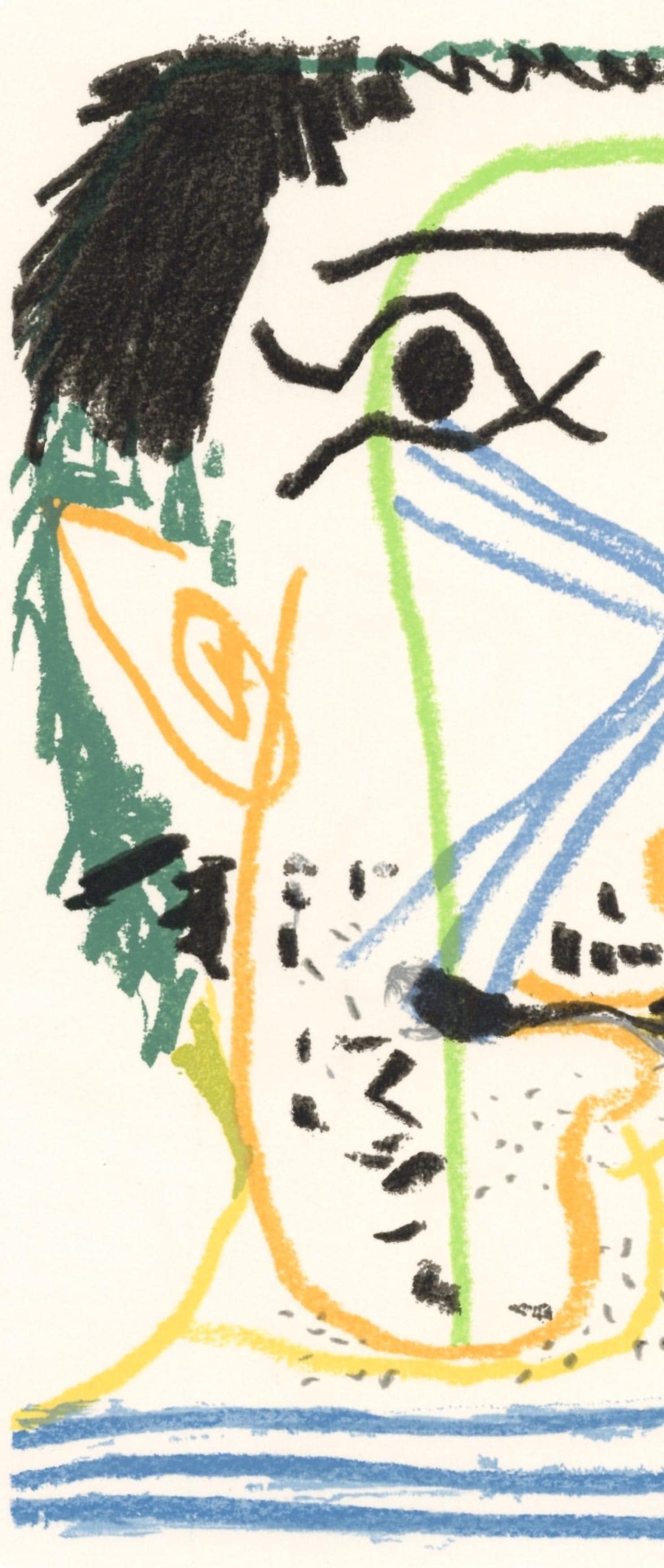 Pablo Picasso, Composition, Le Got Du Bonheur (Cramer 148; Bloch 2013), Mixed Media Lithograph