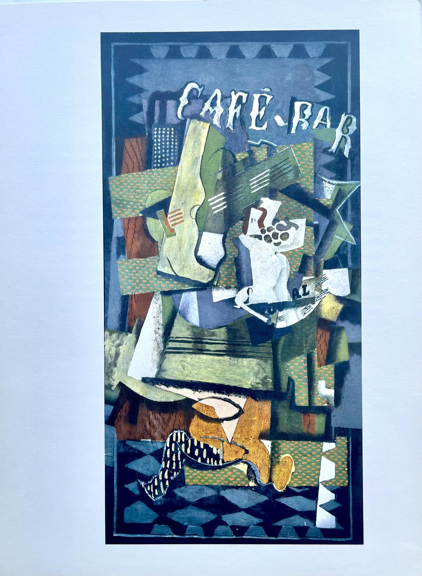 Georges Braque, Caf-Bar, Lhommage Georges Braque, Derrire Le Miroir, Lithograph