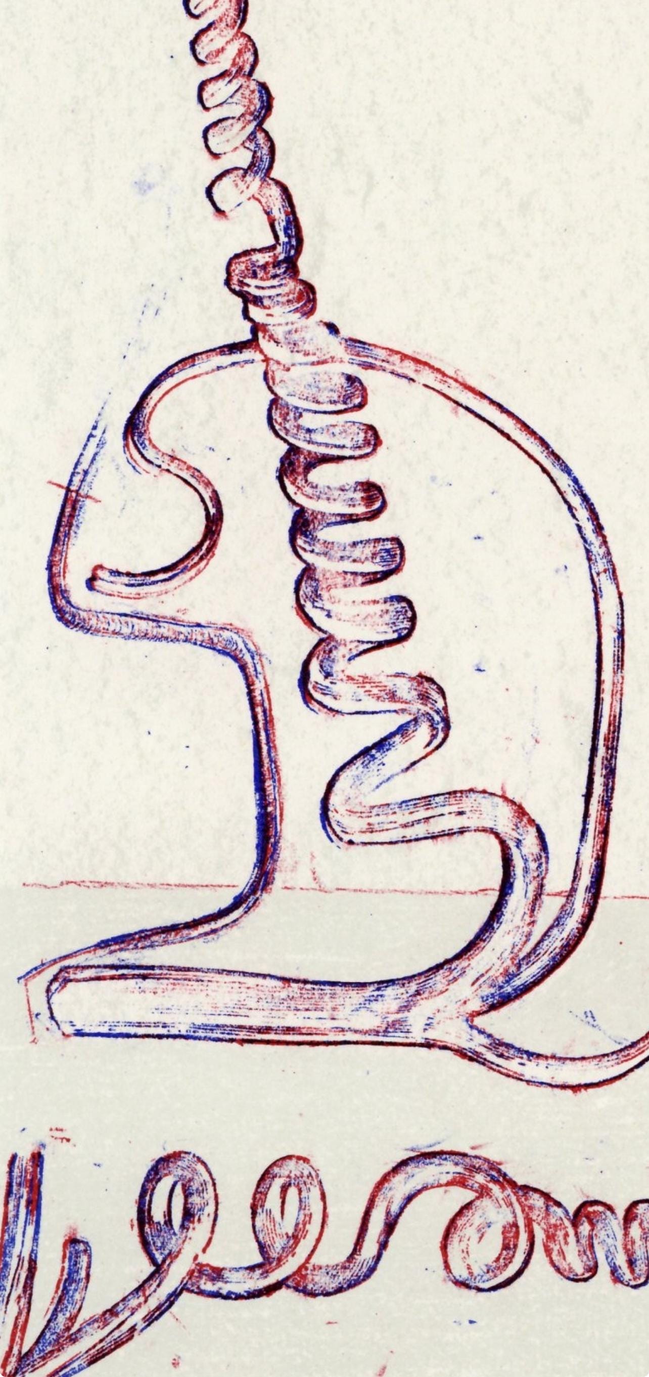 Max Ernst, Composition (Spies/Leppien 252), Xxe Sicle, Lithograph