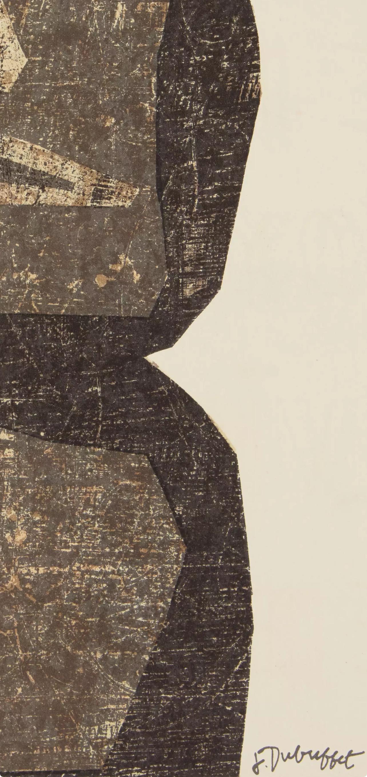 Jean Dubuffet, Le Guerrier (Webel 393), Xxe Sicle, Lithograph