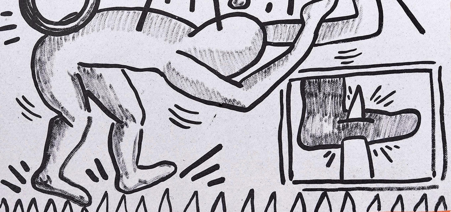 Keith Haring, Composition, Against All Odds, Lithograph
