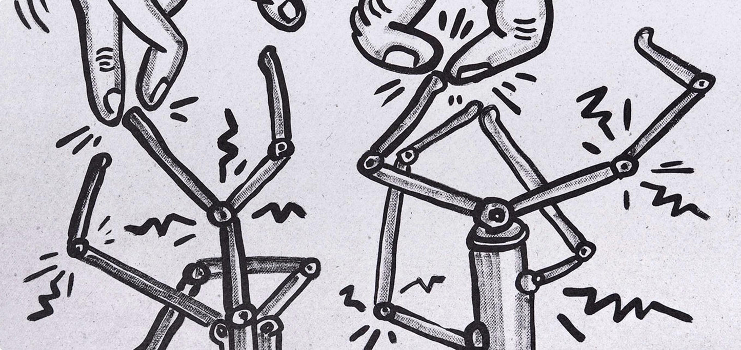 Keith Haring, Composition, Against All Odds, Lithograph