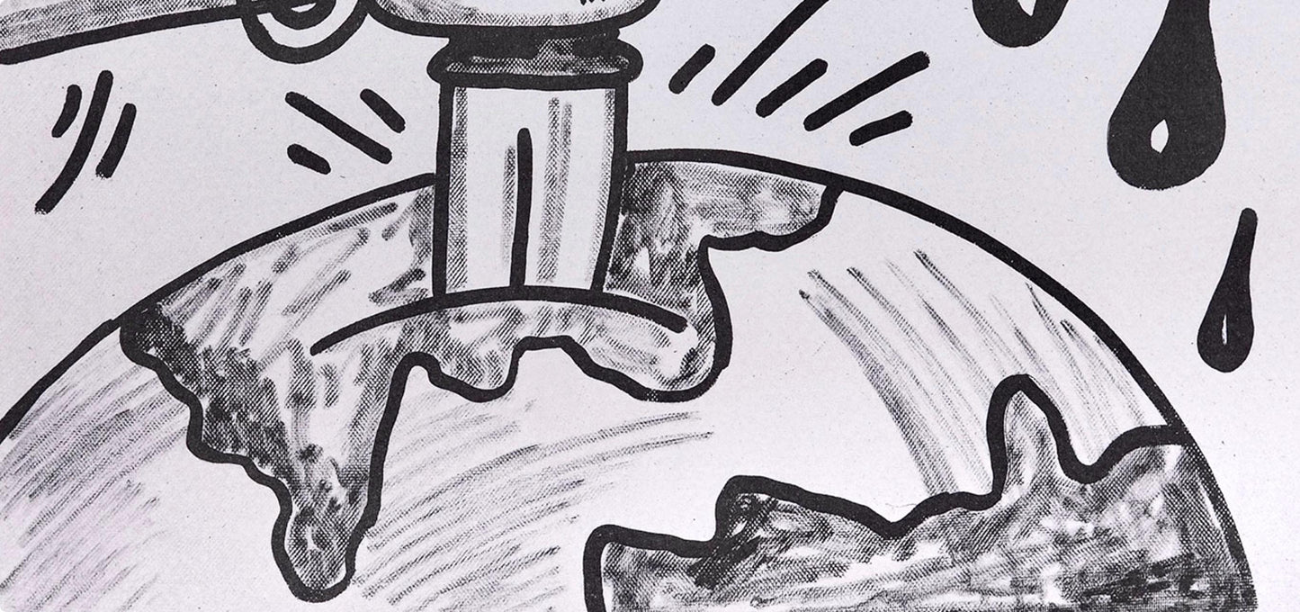 Keith Haring, Composition, Against All Odds, Lithograph