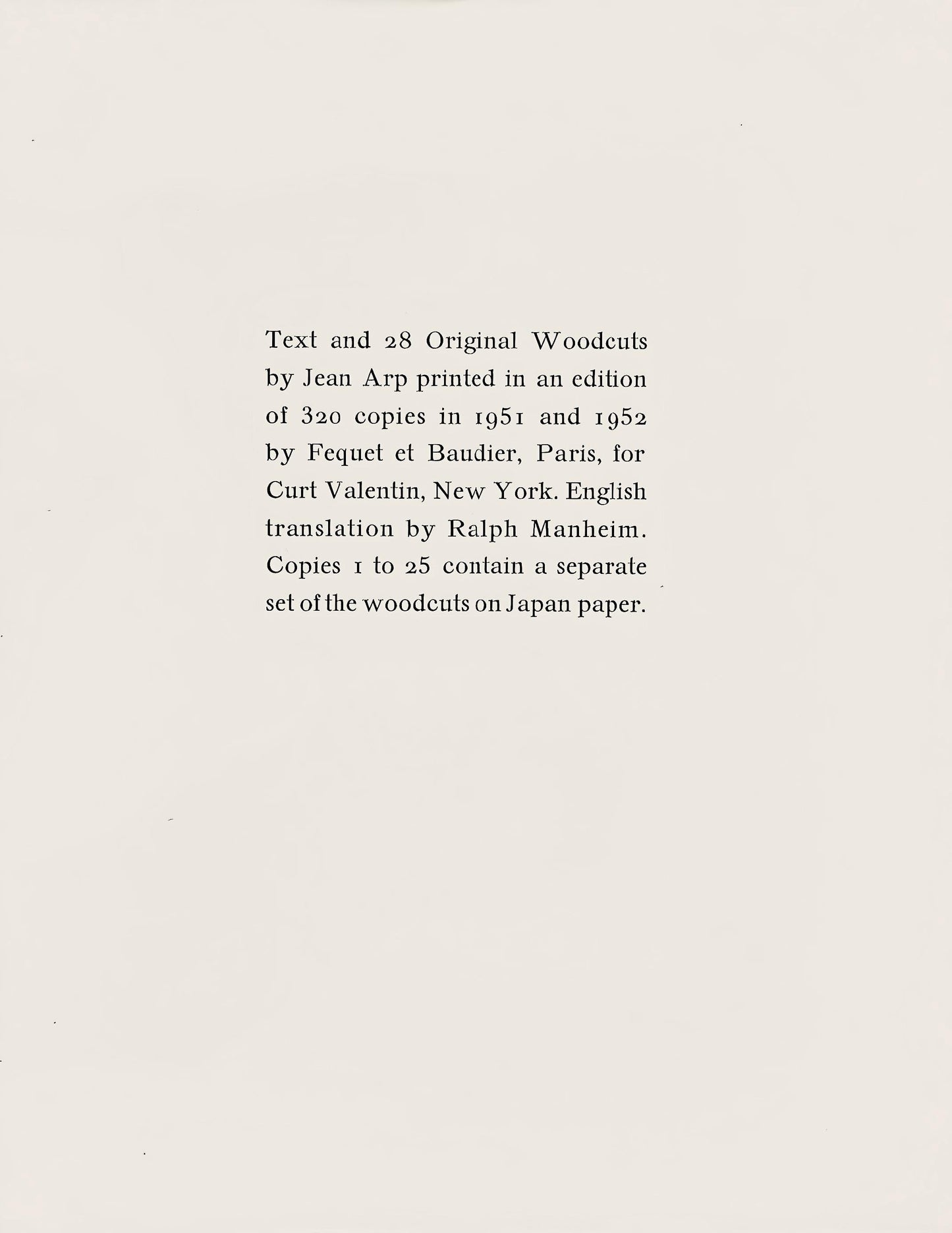 Hans Jean Arp, Composition (Arntz 148-175; Hagenbach A 25; Bolliger 54), Dreams And Projects,