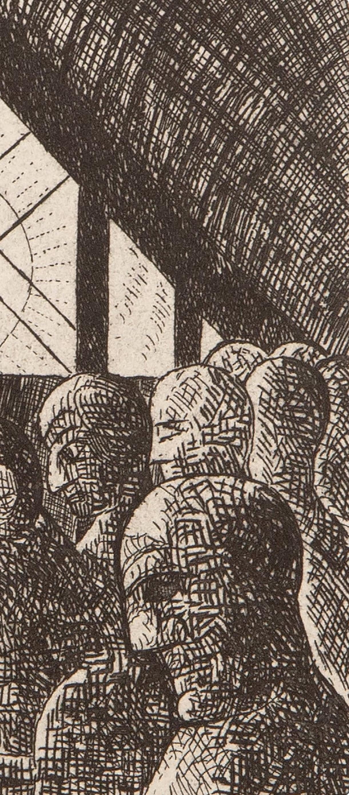 Marcel Gromaire, Composition, Vers Un Monde Volage, Etching