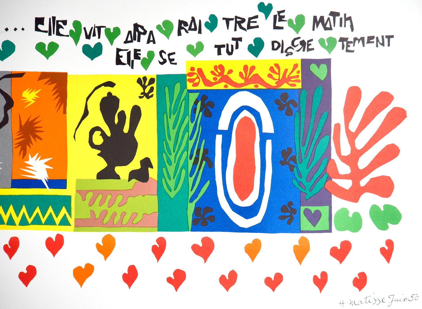 Henri Matisse, Mille Et Une Nuits, Derrire Le Miroir, Lithograph