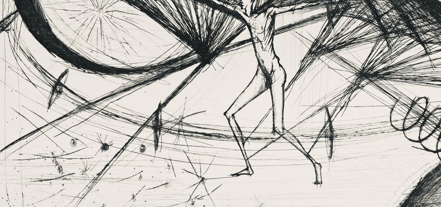 Bernard Buffet, Composition (Reinz 208-222), Voyages Fantastiques, Etching