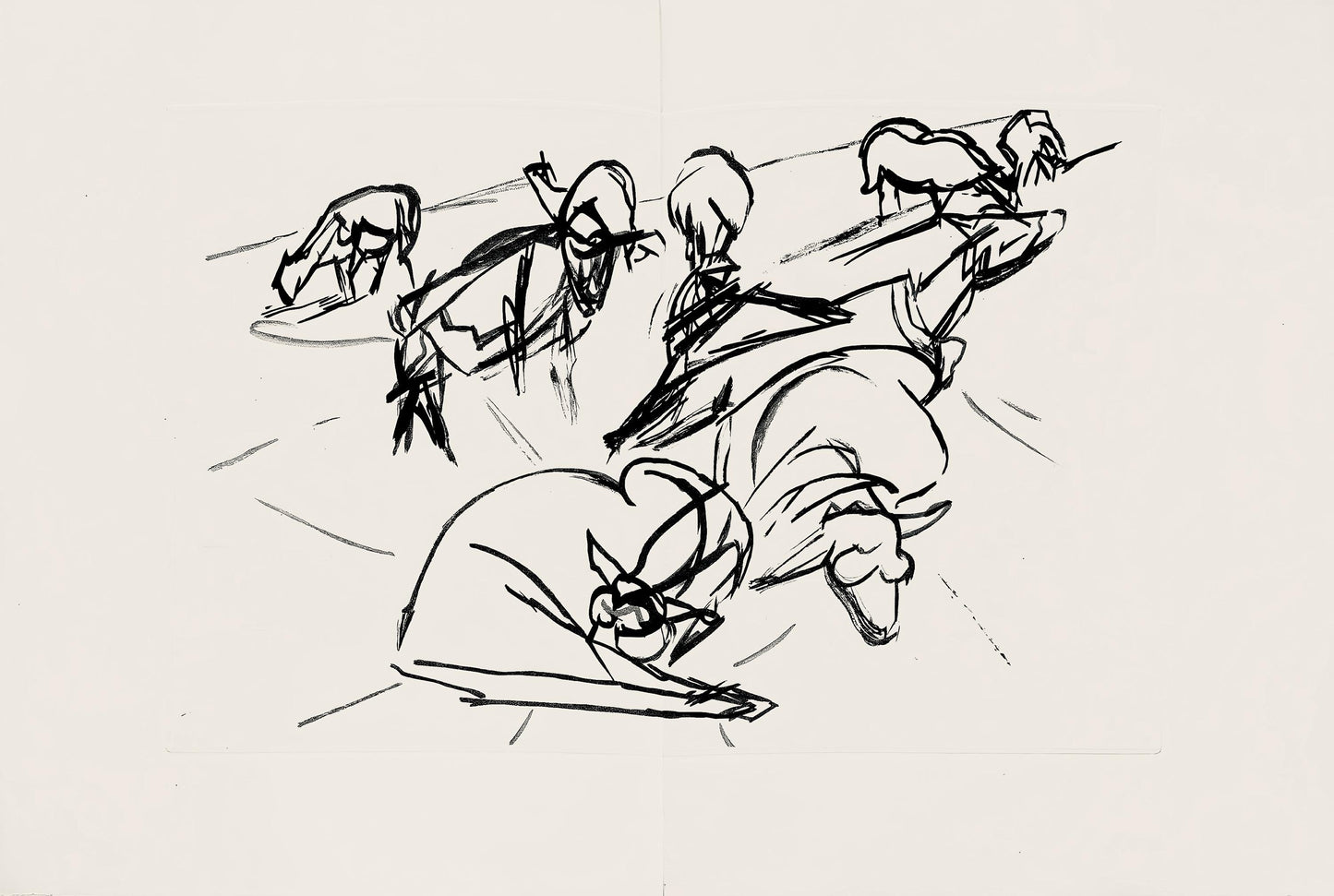 Jacques Villon, Composition (Ginestet/Pouillon 42-64), Hsiode, Les Travaux Et Les Jours, Etching