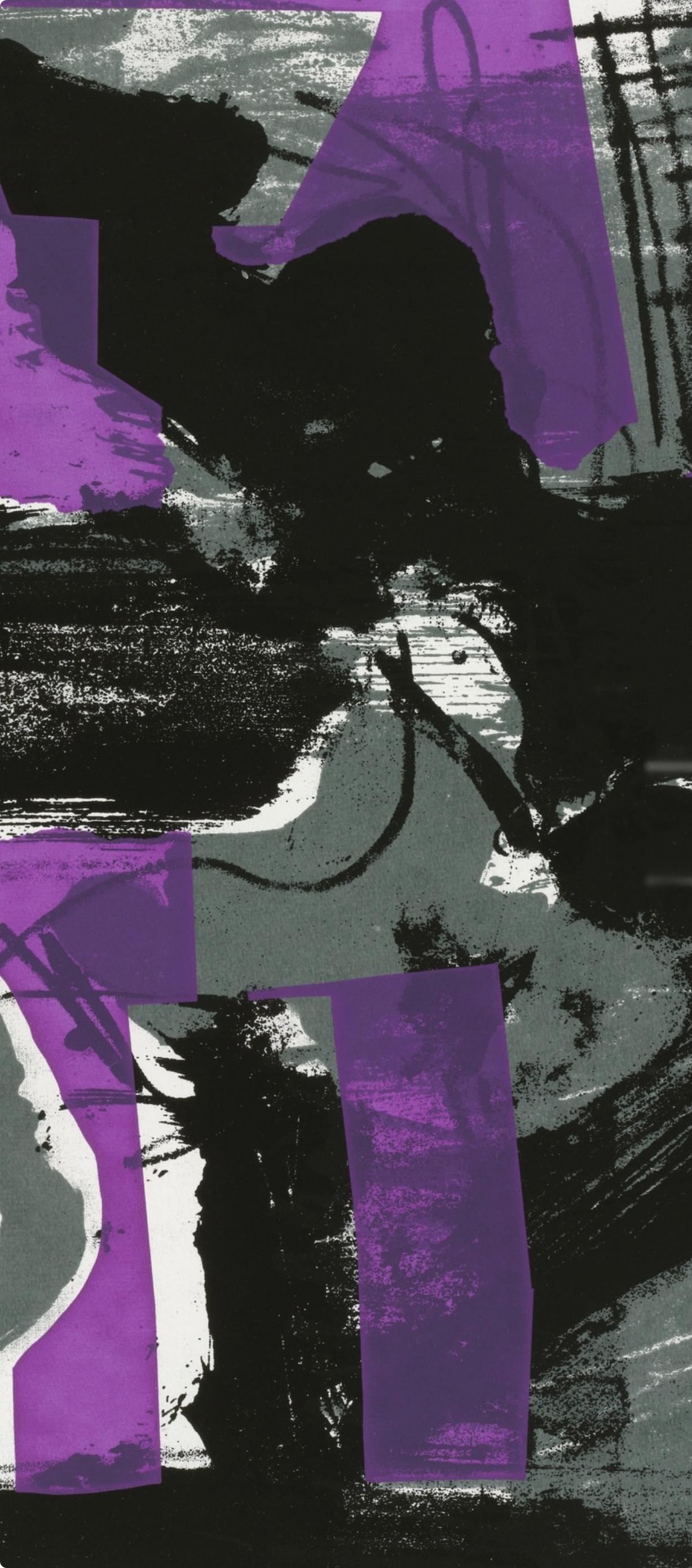 Grace Hartigan, Composition, Salute, Silkscreen