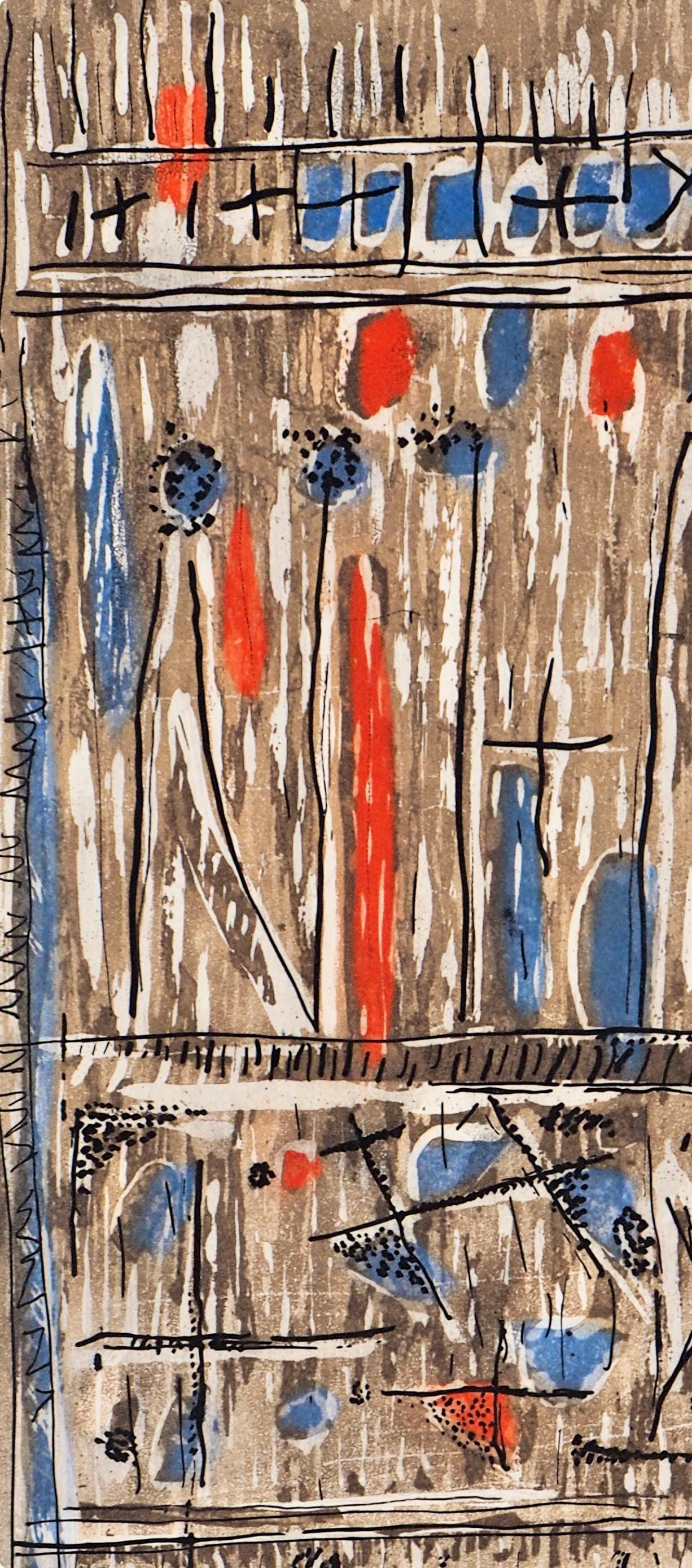 Roger Bissire, Centro, Paroles Peintes I, Etching