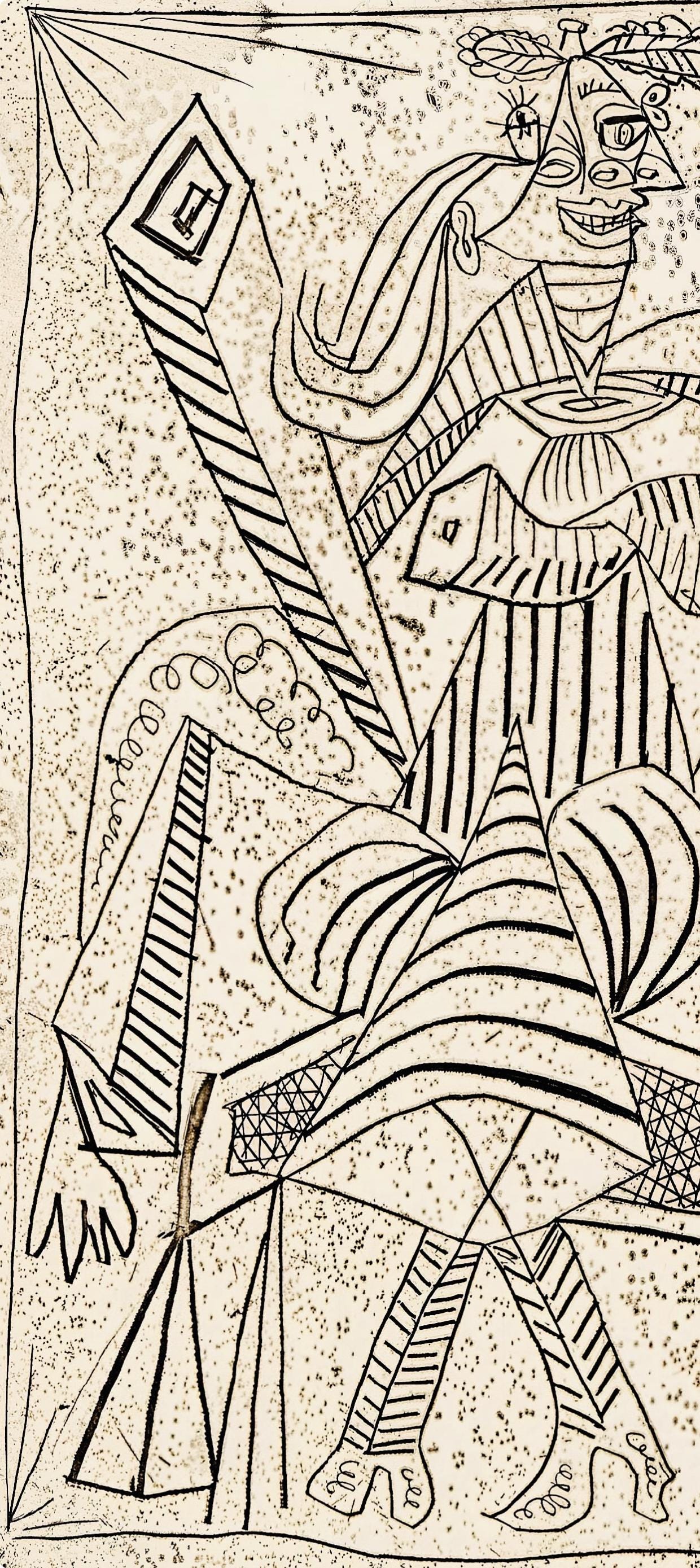 Pablo Picasso, Composition (Cramer 30; Horodisch D14; Bloch 307; Matarasso 28), Lithograph
