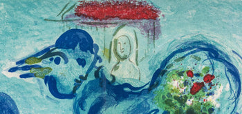 Marc Chagall, Composition (Cramer 36; Mourlot 208), Derrire Le Miroir, Lithograph