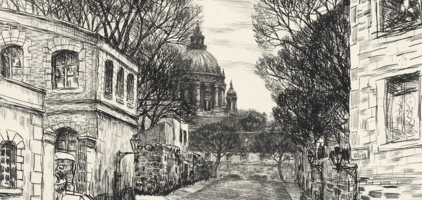 Jean Frlaut, De La Sante Aux Gobelins, A La Gloire Paris, Etching