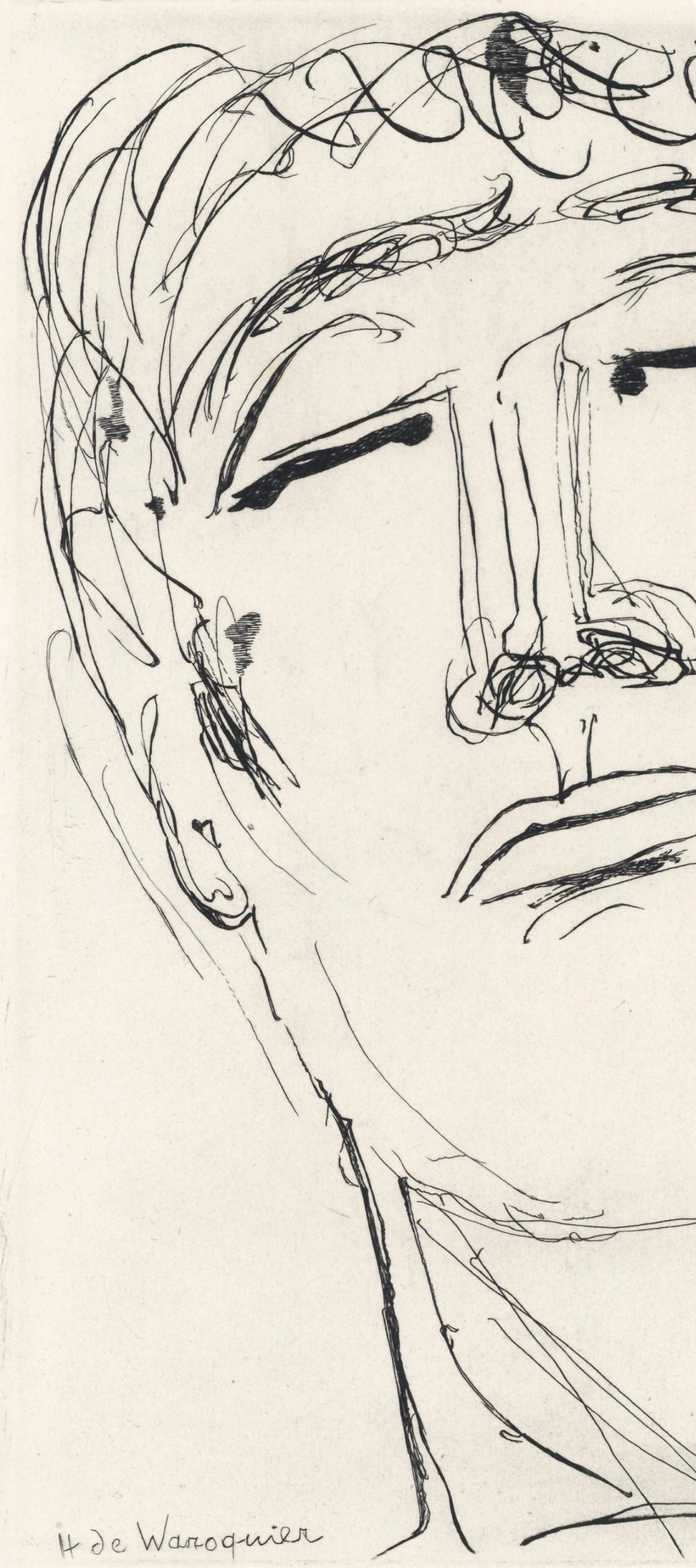 Henri De Waroquier, Composition, Alternance, Etching