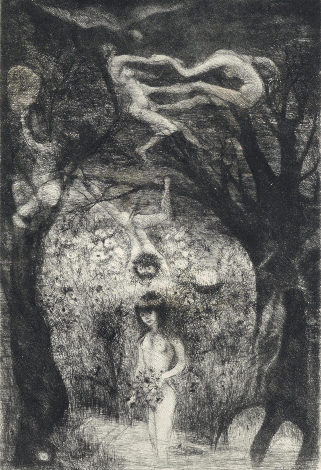 Douard Goerg, Composition, Alternance, Etching