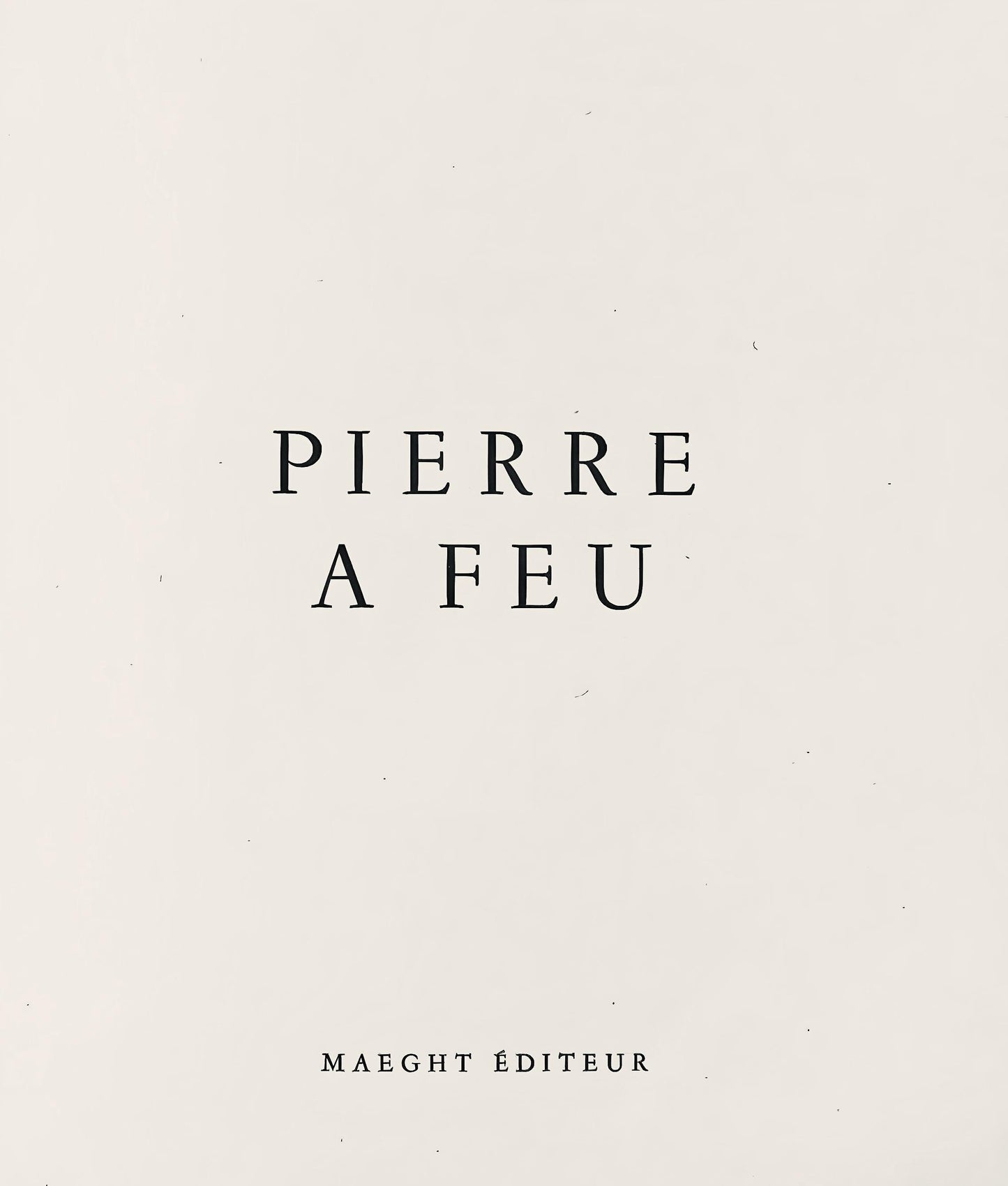 Henri Matisse, Composition (Duthuit No. 17), Pierre Feu, Les Miroirs Profonds, Woodcut