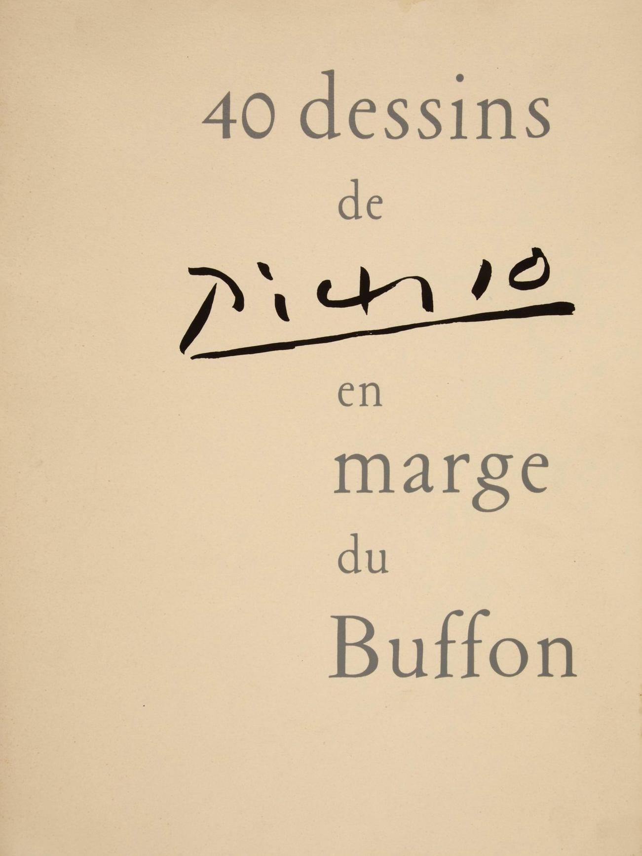 Pablo Picasso, Profil De Vieille Femme, Trait Et Lavis (Cramer No. 84), 40 Dessins De Picasso En