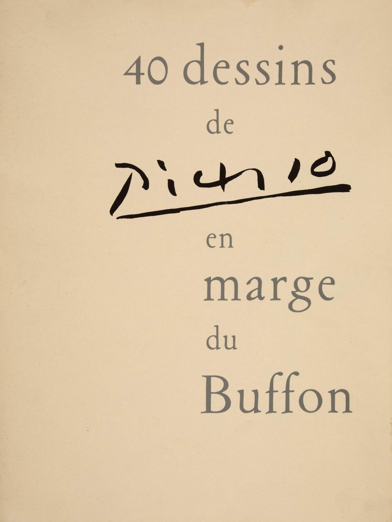 Pablo Picasso, Profil De Vieille Femme, Trait Et Lavis (Cramer No. 84), 40 Dessins De Picasso En