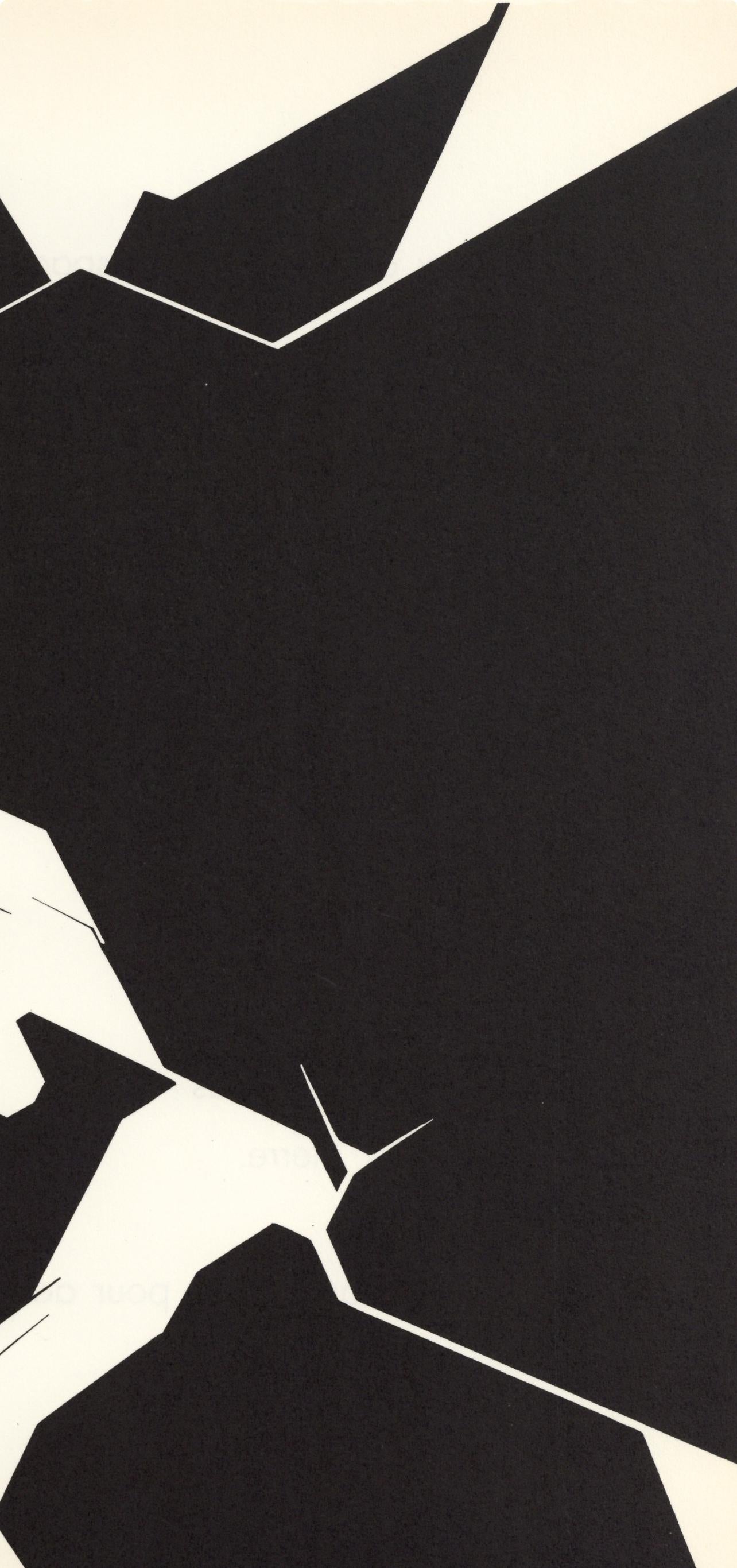 Pablo Palazuelo, Composition, Derrire Le Miroir, Lithograph