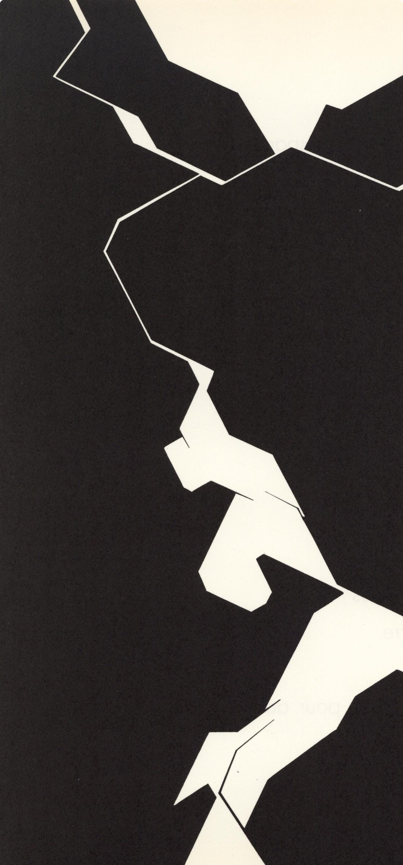 Pablo Palazuelo, Composition, Derrire Le Miroir, Lithograph