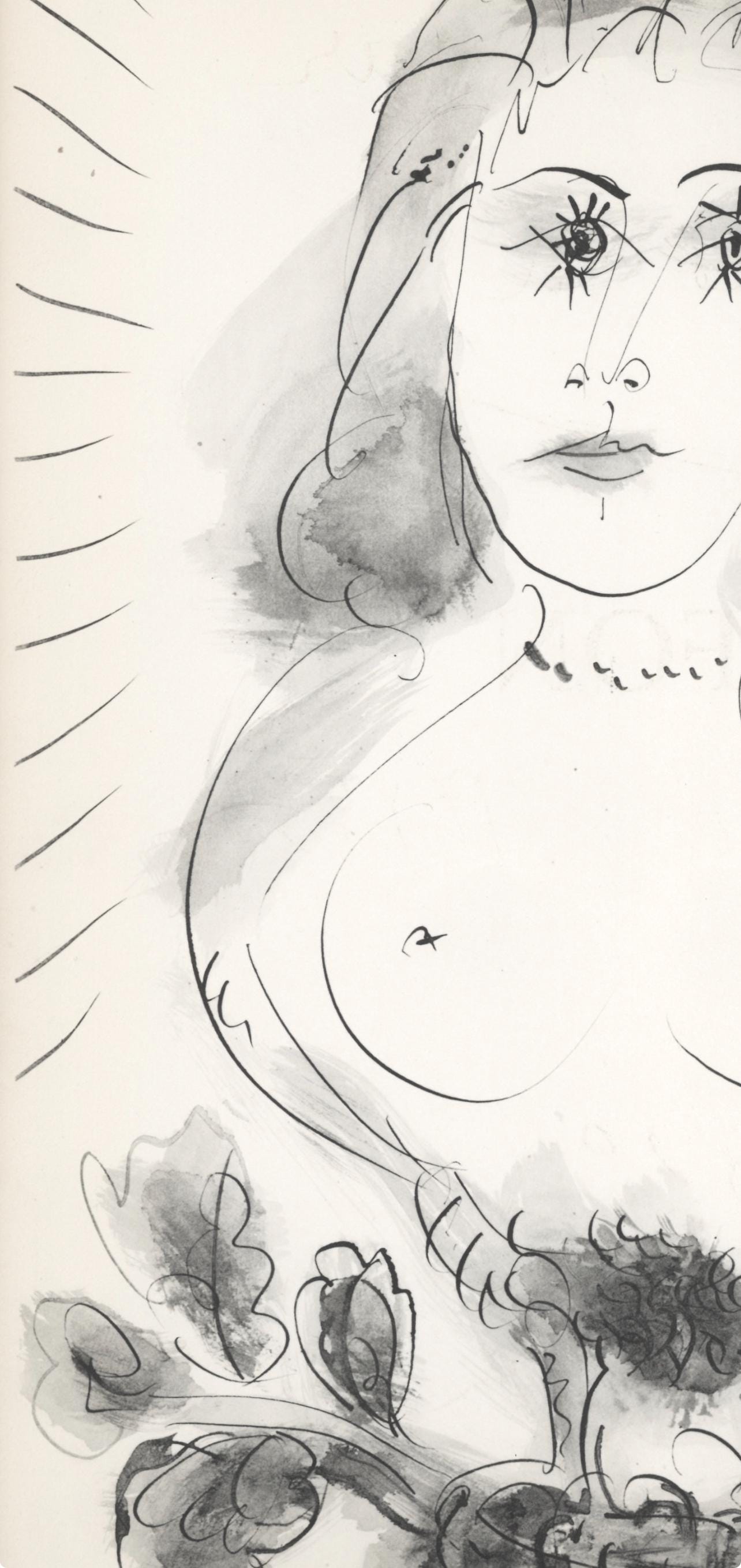 Pablo Picasso, Dora Maar (Cramer No. 84), 40 Dessins De Picasso En Marge Du Buffon, Lithograph