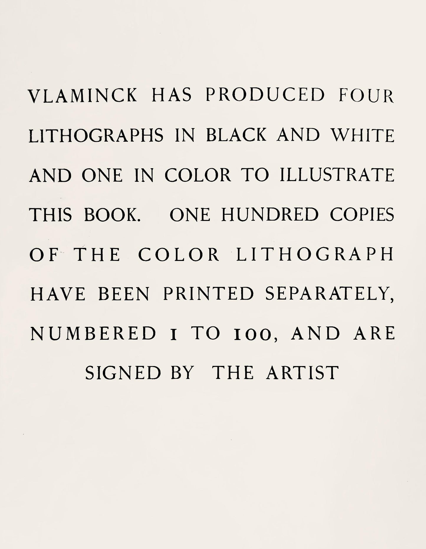 Maurice De Vlaminck, Vallee De L'Avre, Lithograph
