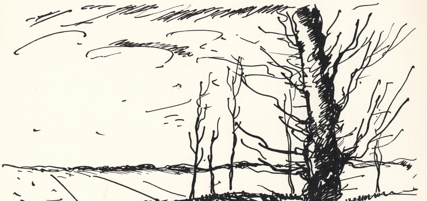 Maurice De Vlaminck, Vallee De L'Avre, Lithograph