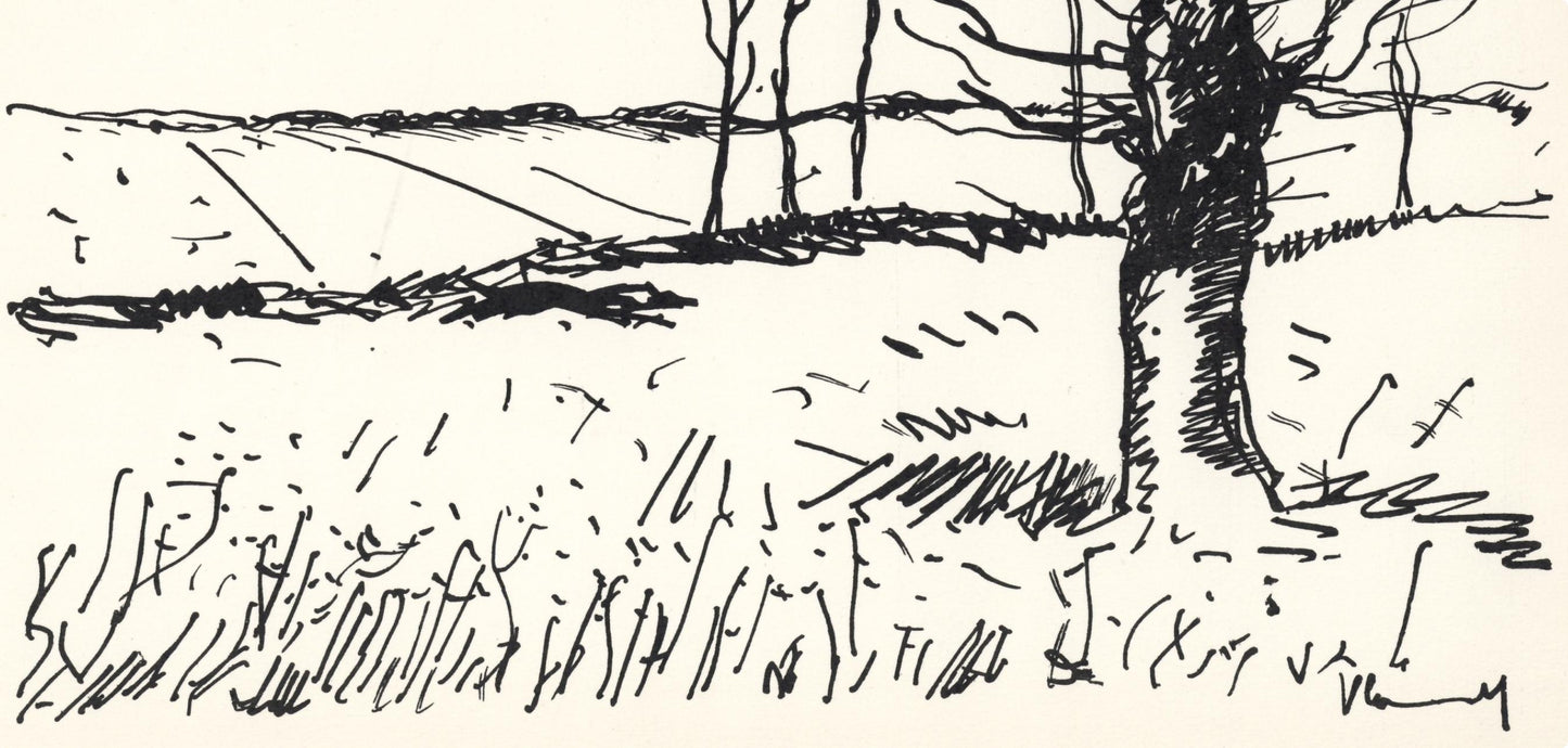 Maurice De Vlaminck, Vallee De L'Avre, Lithograph