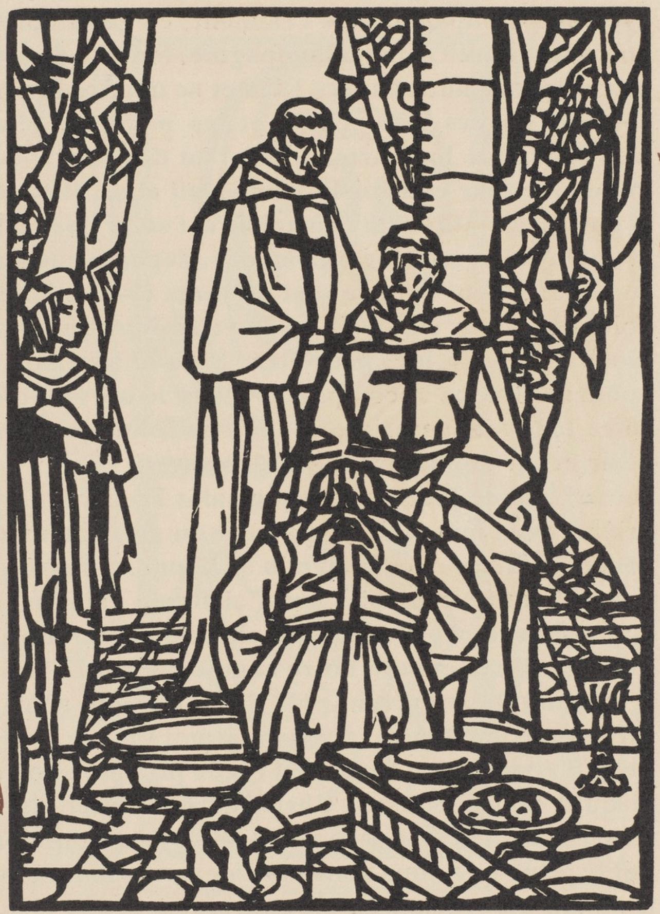 Mile Bernard, Composition (Morane, No. 100), Les Petites Fleurs De St. Franoise, Woodcut