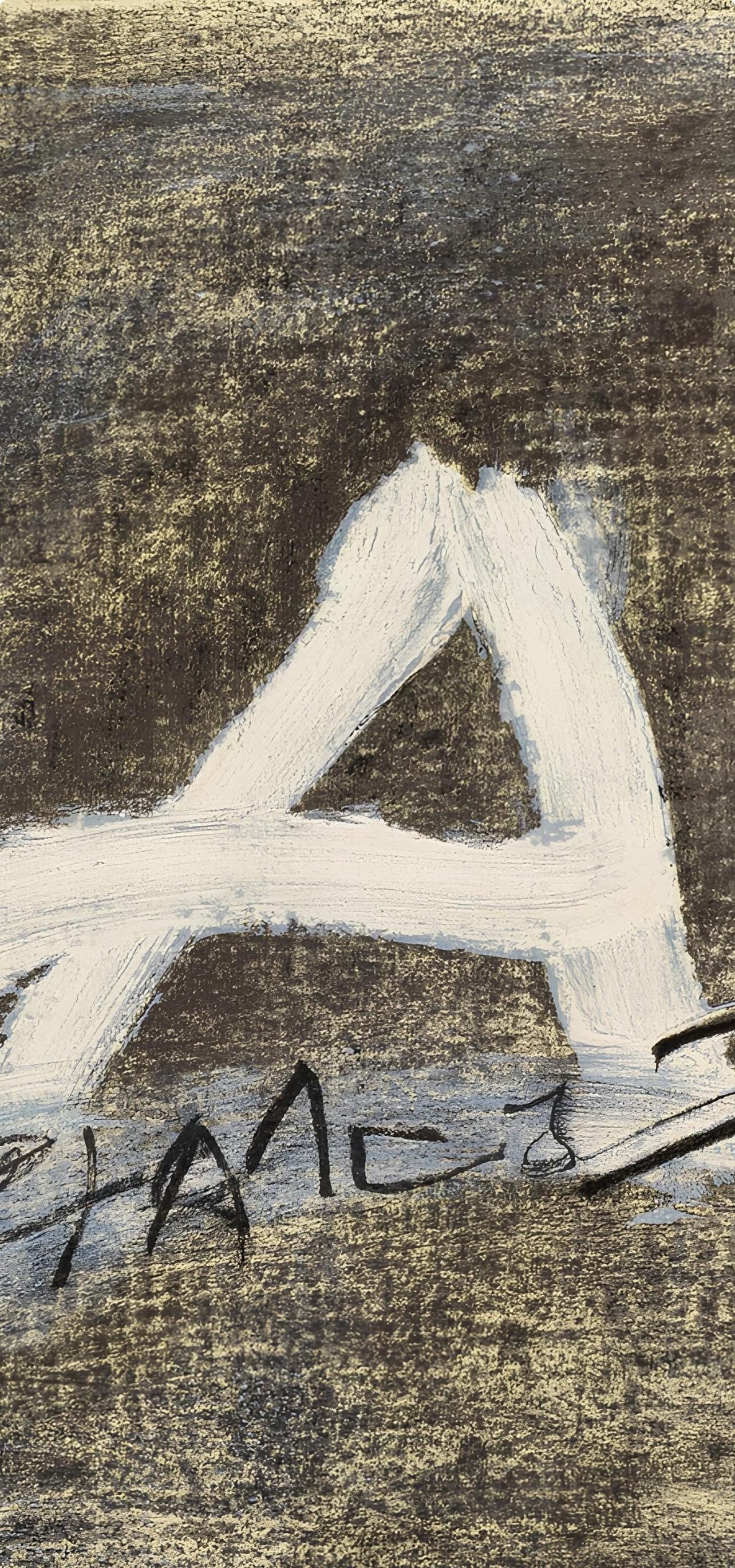 Antoni Tpies, Composition, Derrire Le Miroir, Lithograph