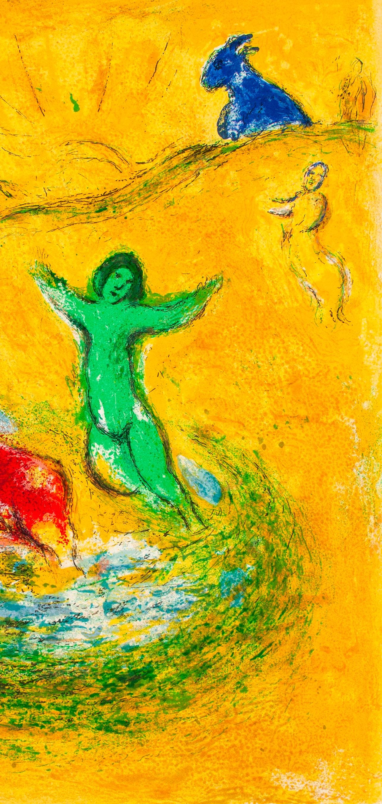 Marc Chagall, Le Pige Loups, Daphnis Et Chlo, Hliogravure