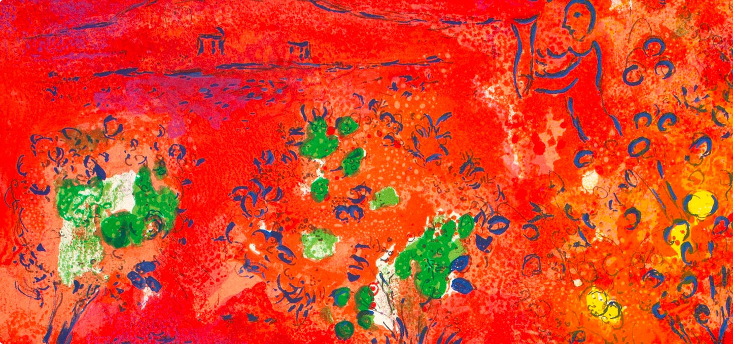 Marc Chagall, A Midi, L'T, Daphnis Et Chlo, Hliogravure