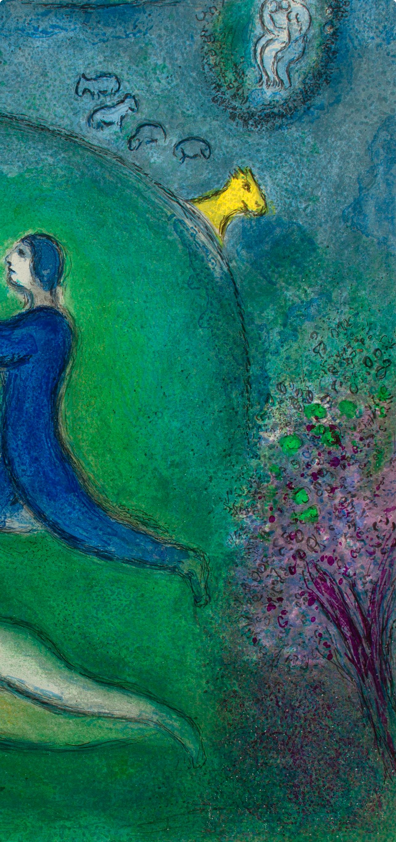 Marc Chagall, Daphnis Et Lycnion, Daphnis Et Chlo, Hliogravure