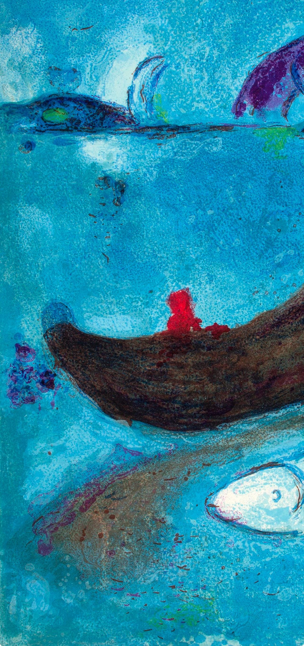 Marc Chagall, Le Dauphin Mort Et Les Trois Cent Cus, Daphnis Et Chlo, Hliogravure
