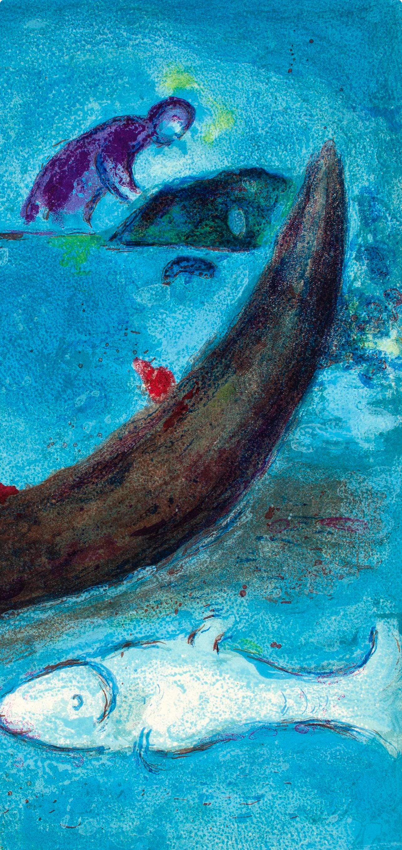 Marc Chagall, Le Dauphin Mort Et Les Trois Cent Cus, Daphnis Et Chlo, Hliogravure