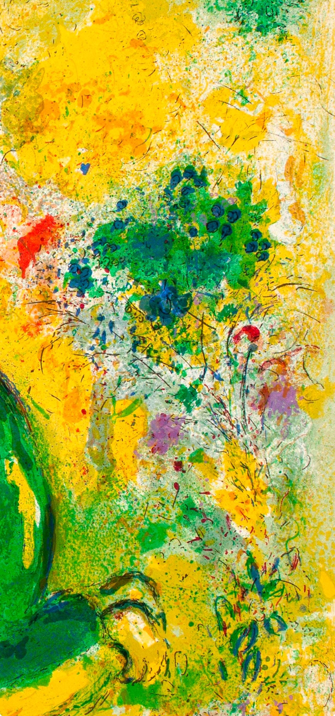 Marc Chagall, Les Fleurs Saccages, Daphnis Et Chlo, Hliogravure